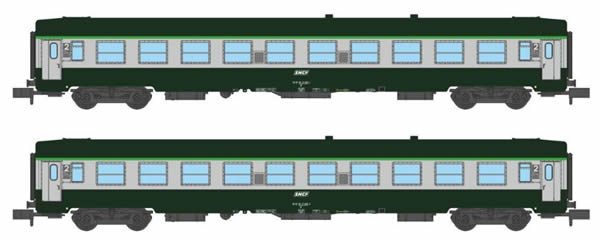 REE Modeles NW-144 - 2pc 2nd Class Passenger Coach Set B10